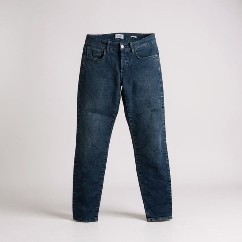 Closed Baker Mid Rise Faded Gray Skinny Jeans
